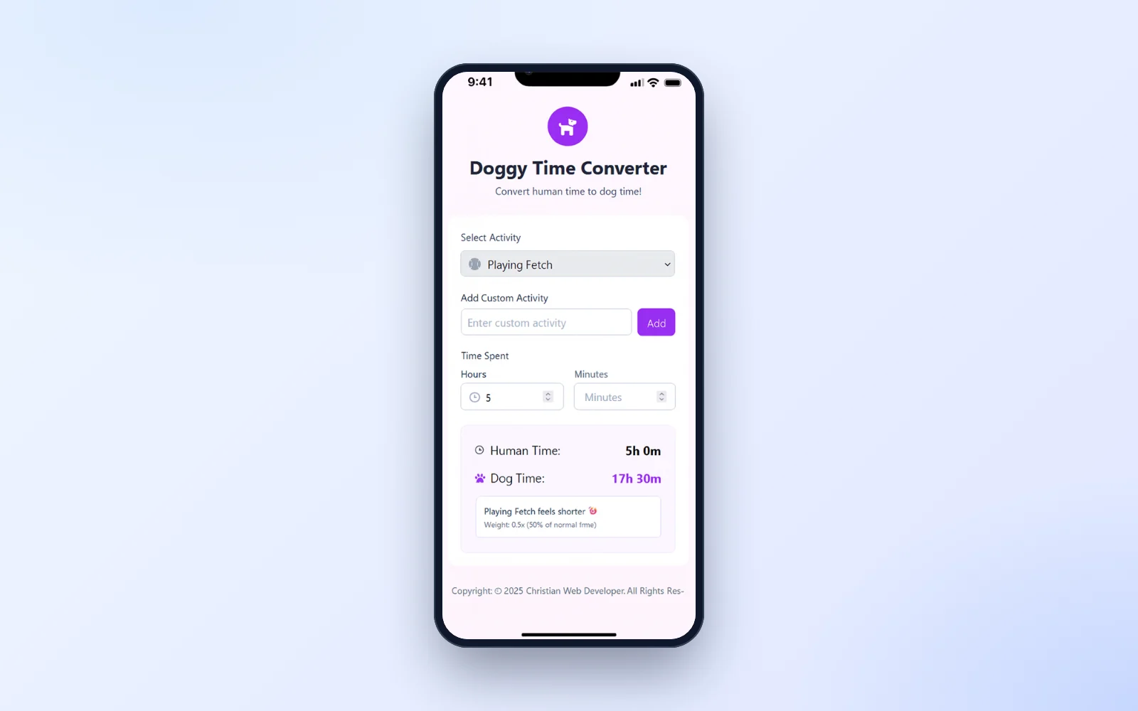 Doggy Time Converter